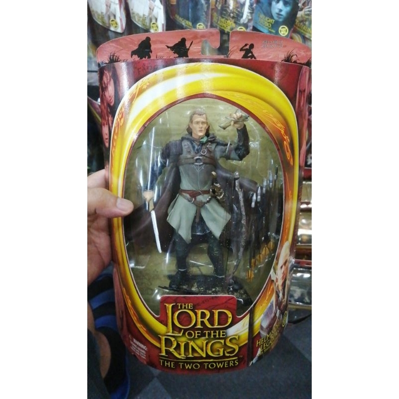 Toy Biz Lord of The Rings Two Towers Ring Pack Misc Helm's Deep Legolas ...