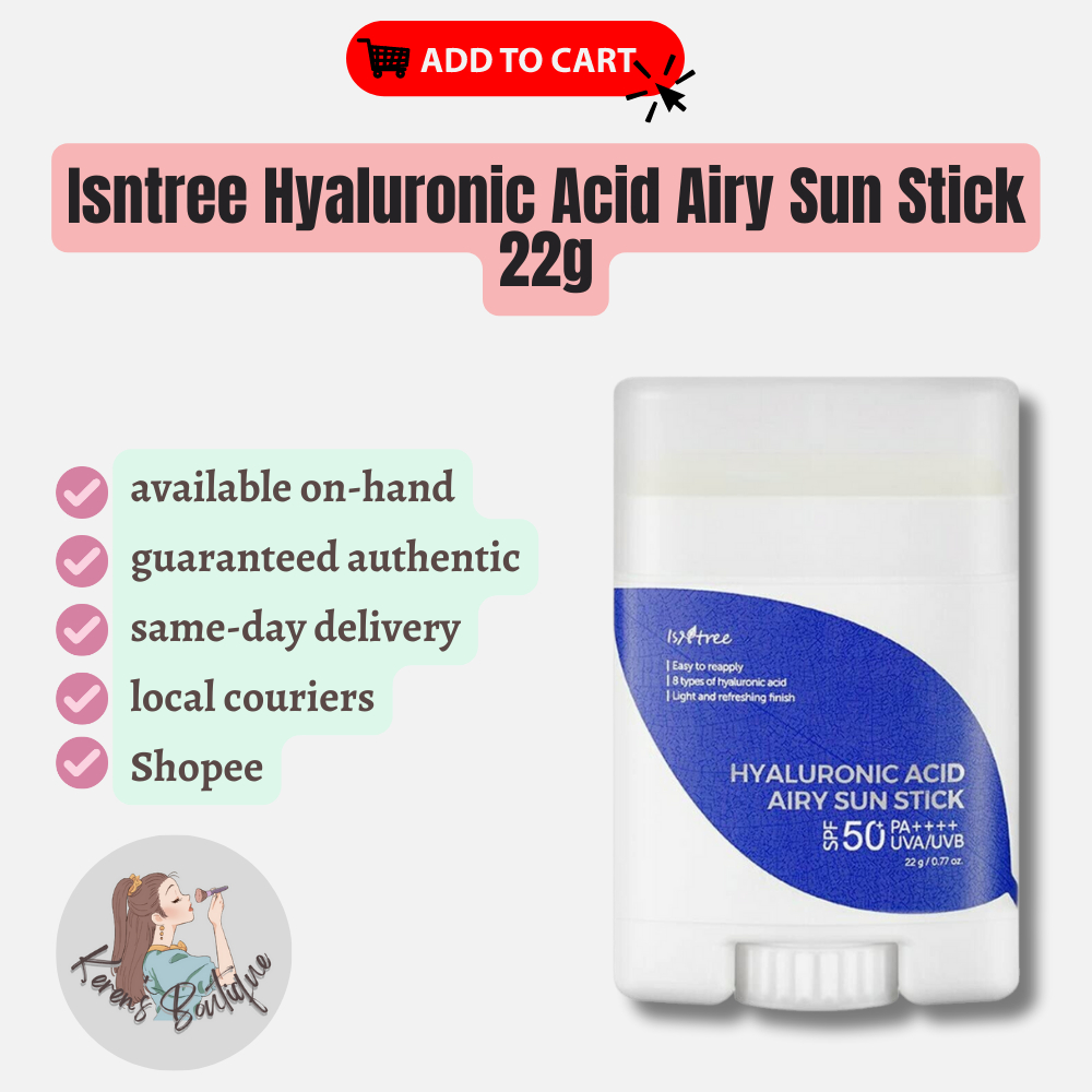 Isntree Hyaluronic Acid Airy Sun Stick 22g Shopee Philippines