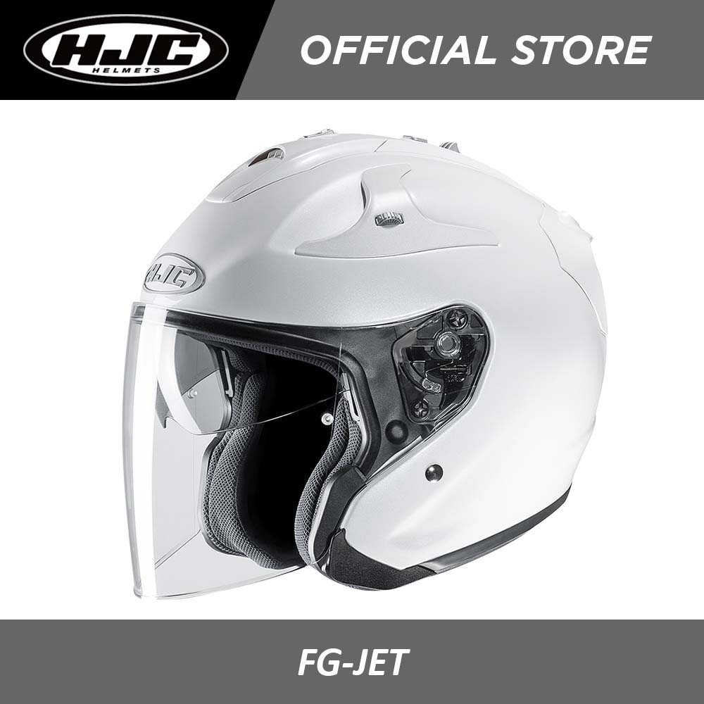 HJC Helmets FGJET Pearl White Shopee Philippines