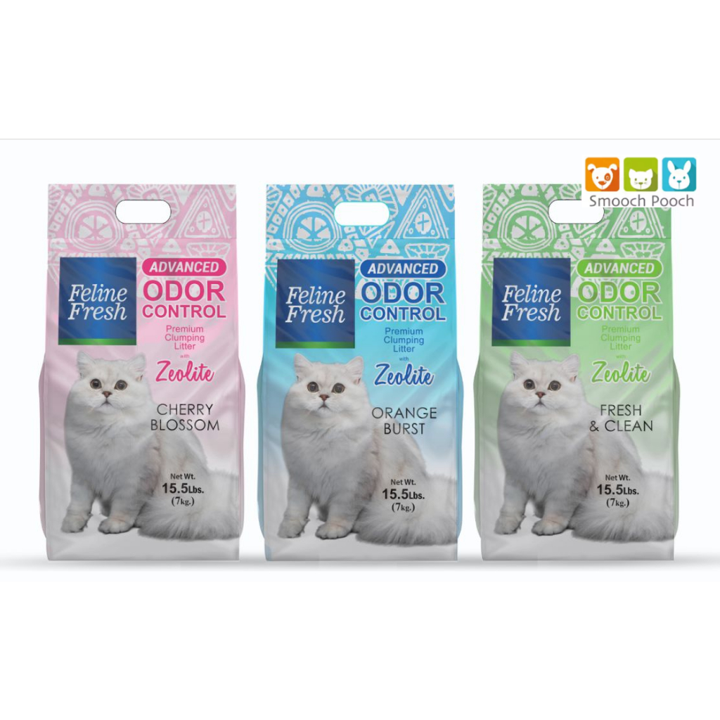 New Feline Fresh Advanced Ordor Control Zeolite Litter Sand 15.5lbs