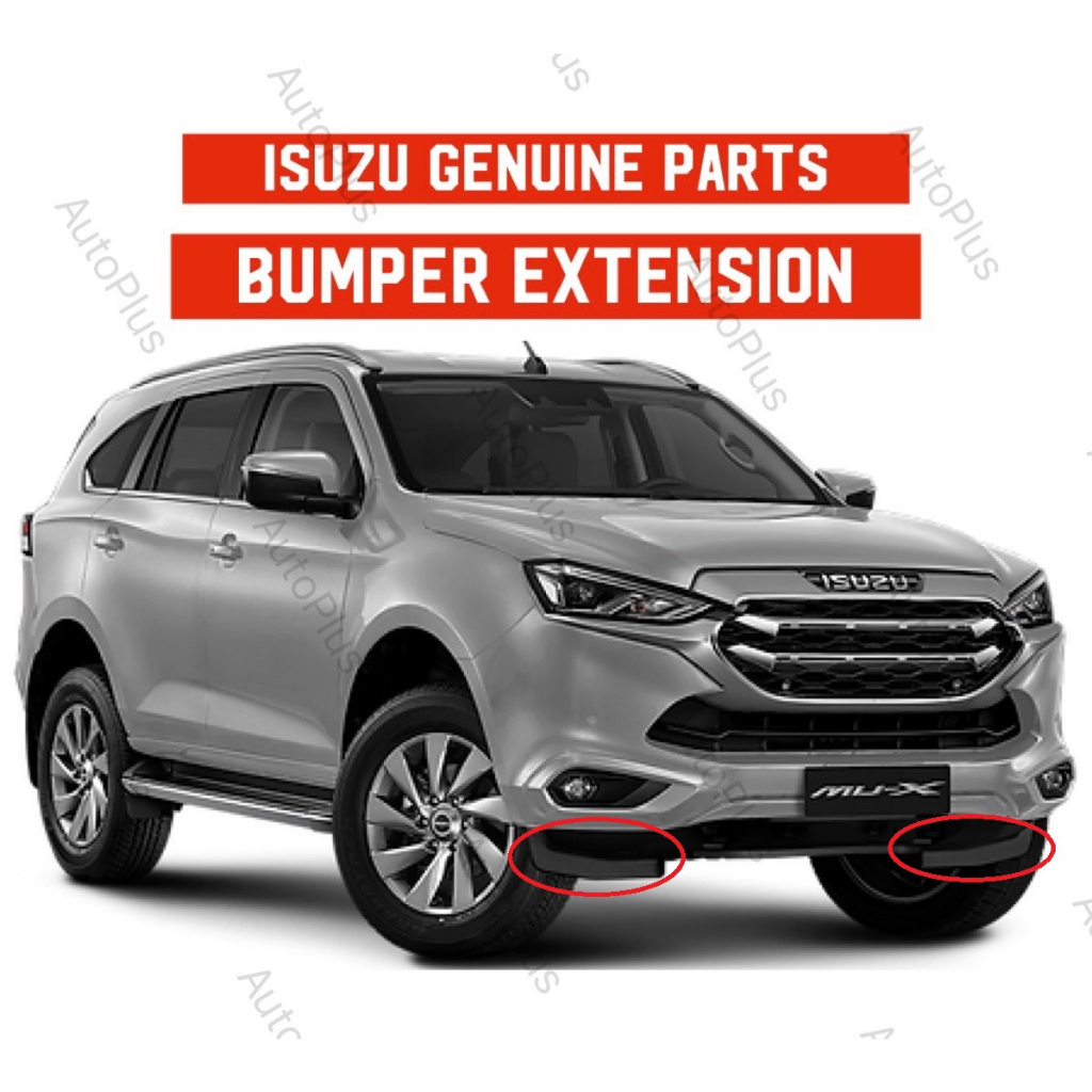 Isuzu Genuine Parts Bumper Extension / Front Mud Guard (Small) Isuzu Dmax, Isuzu MUX Shopee