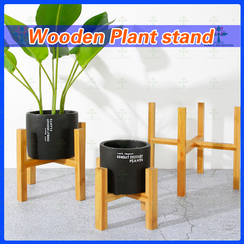 Wooden Plant stand rack Stand Shelf Flower Pot heavy duty artificial