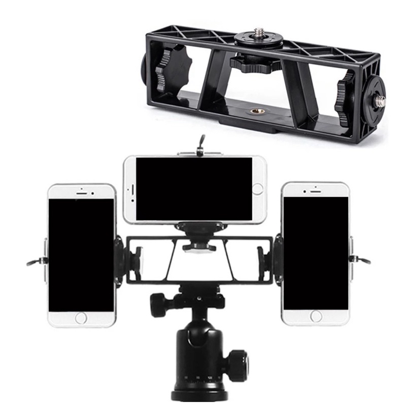 Multi Head Three Position Phone Clip Bracket Holder 3-Position Live ...