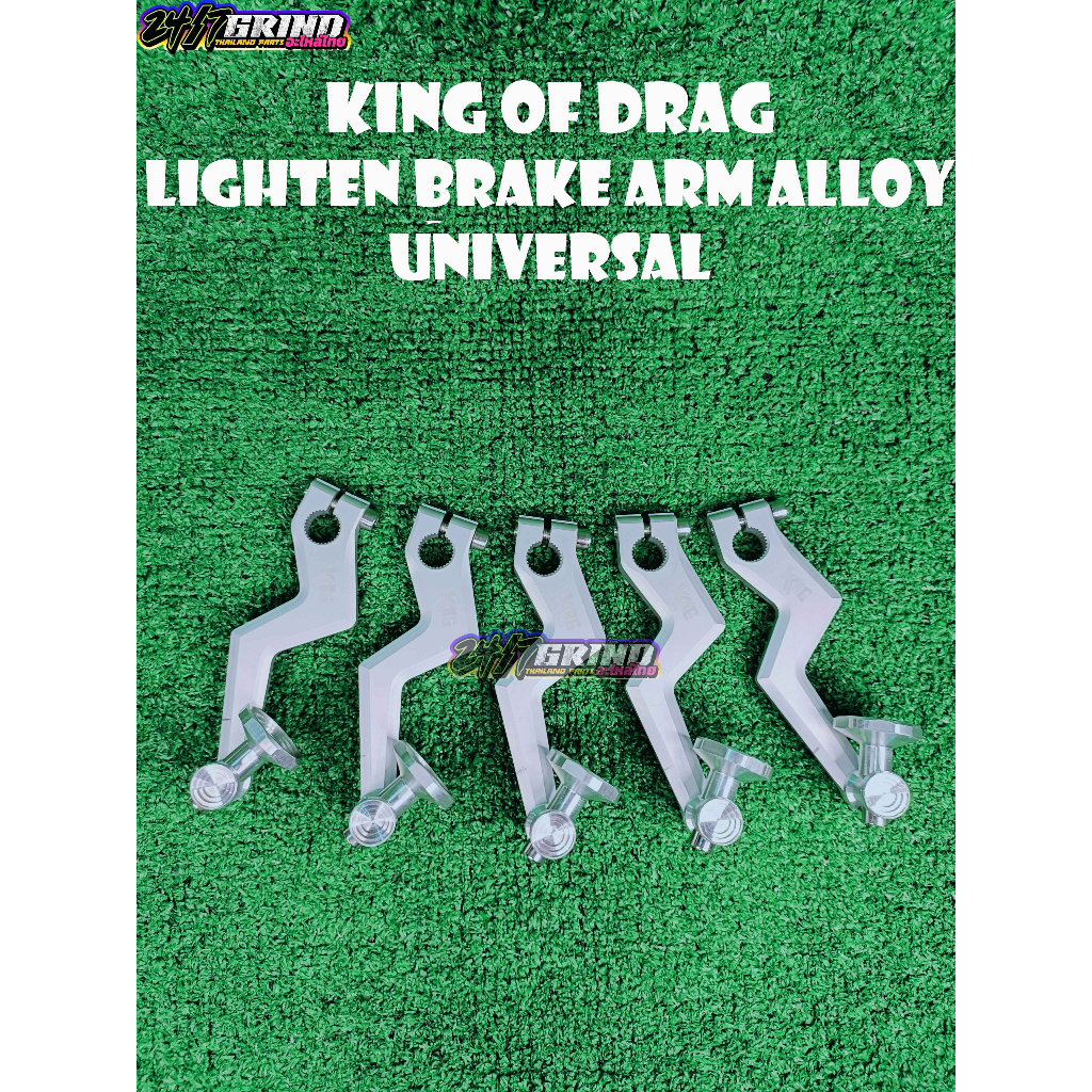 KING OF DRAG LIGHTEN BRAKE ARM SET ALLOY WAVE / RS / XRM / MIO / AEROX