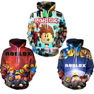 Roblox T-shirt for Kids Boys Game Cartoon Character Shirts Clothes Full  Printed [5-12 Years Old]