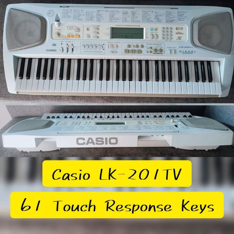 Casio LK-201 TV (61 Touch Response Keys) Japan Surplus Keyboard Piano