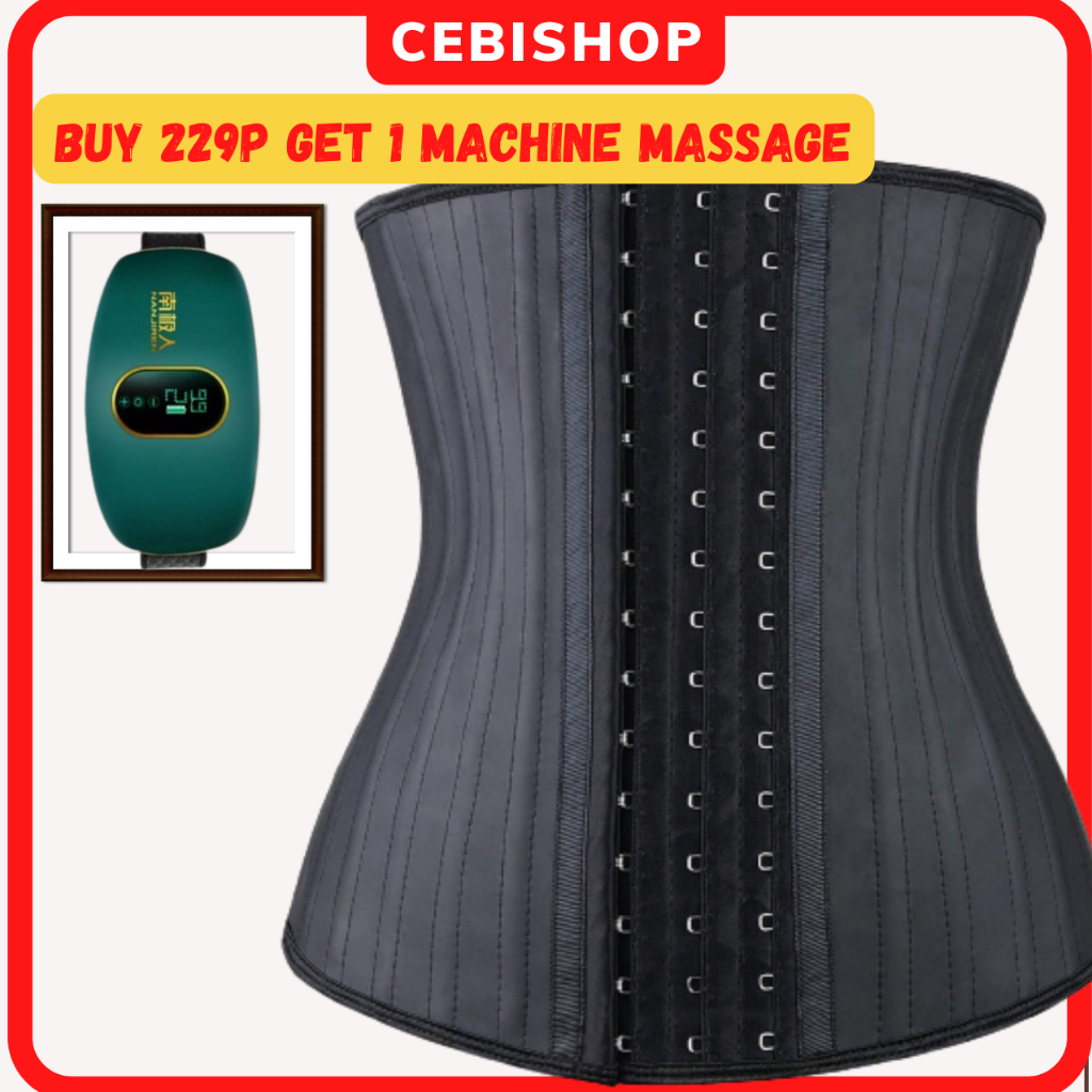 LATEX WAIST TRAINER, CORSET PRO Steel Boned Latex Waist Training Corset