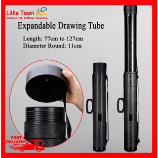Expandable Drawing Tube Adjustable Waterproof Telescopic Drafting