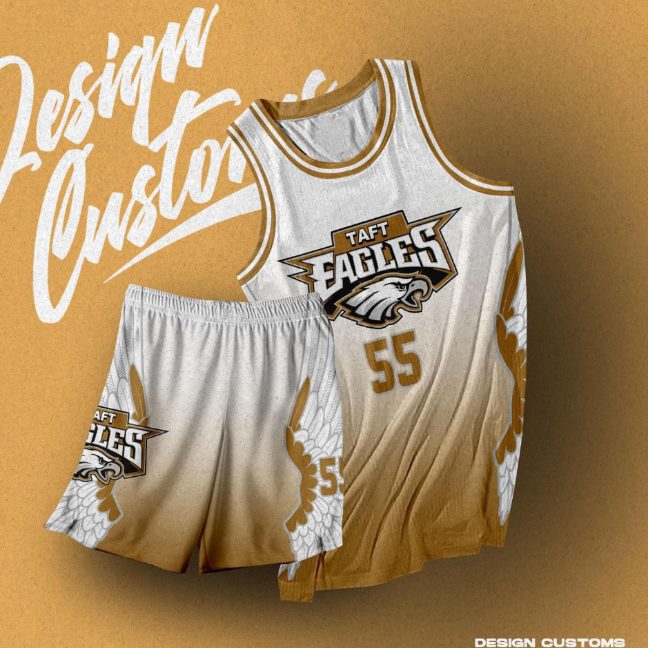 EAGLES 02 BASKETBALL JERSEY FREE CUSTOMIZE OF NAME AND NUMBER ONLY FULL