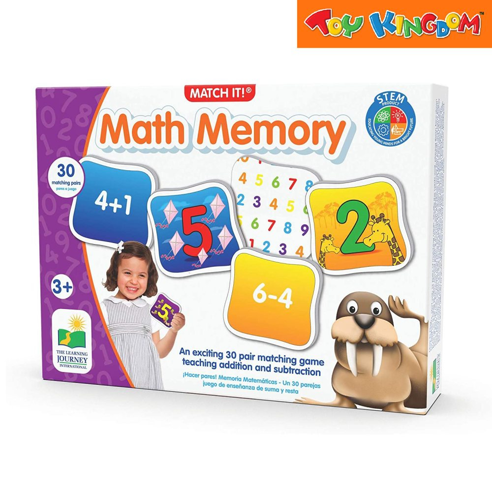 The Learning Journey Match It! Math Memory | Shopee Philippines