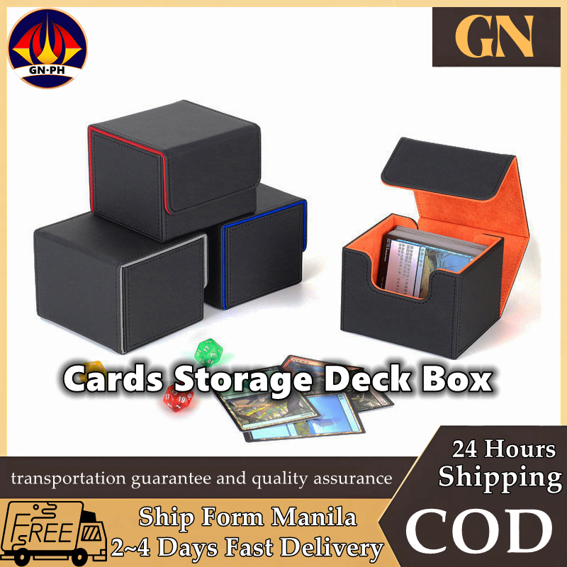 Deck Box Card Storage Box 100+ Large Capacity Mtg Yugioh Pokemon Card