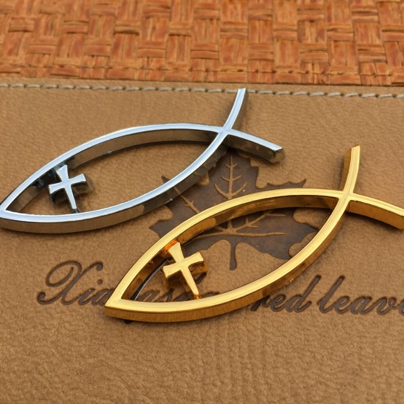 3d mini emblem fish shape sticker | Shopee Philippines