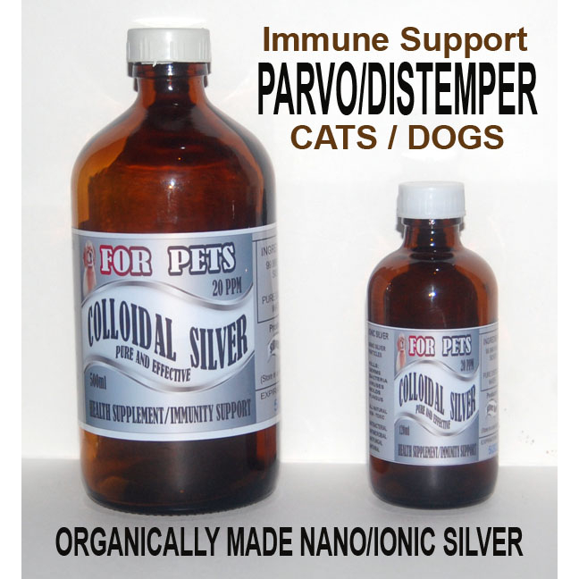 Dosage of nano silver for clearance dogs