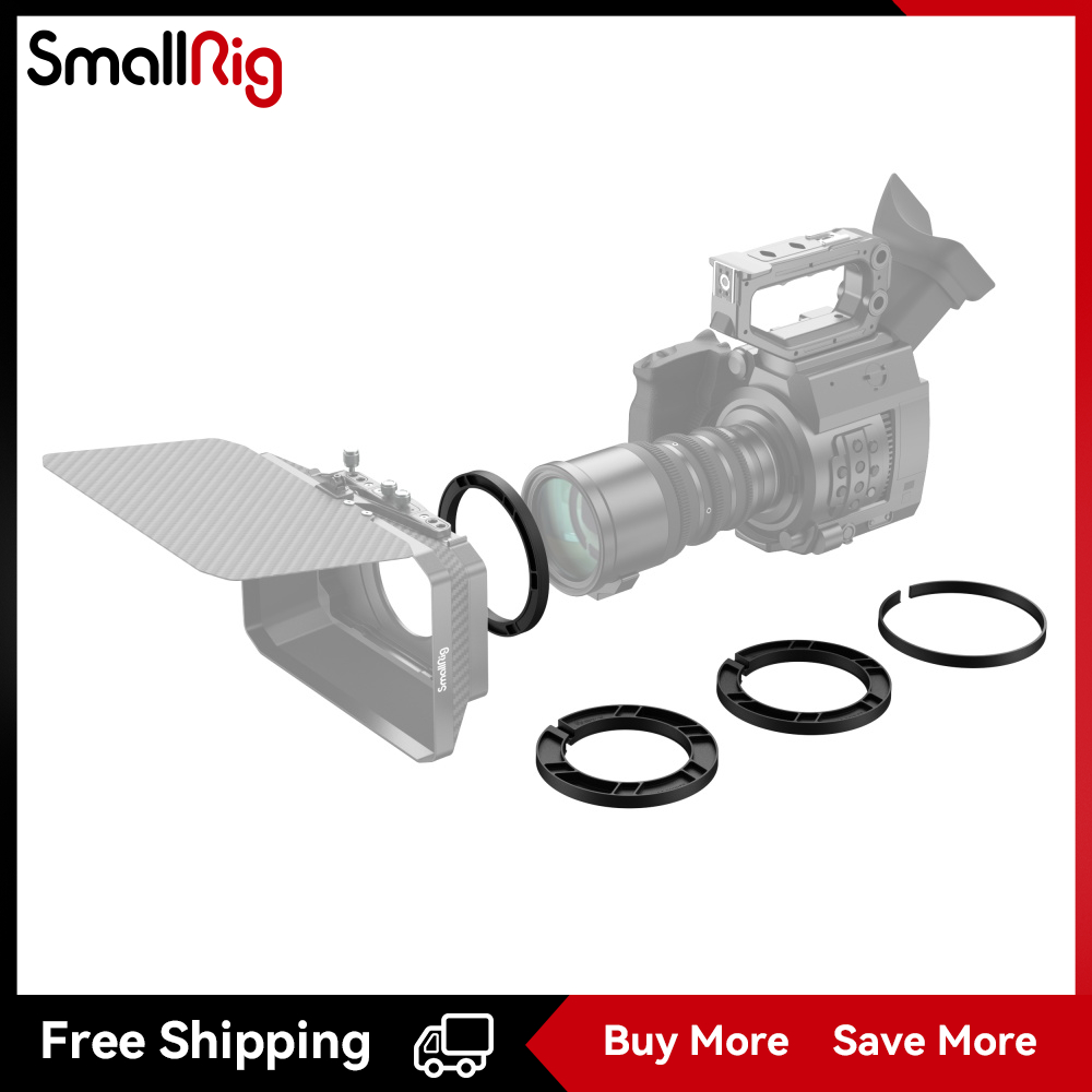 SmallRig Camera Clamp-On Ring Kit for Matte Box 2660 (114mm-80mm/85mm ...