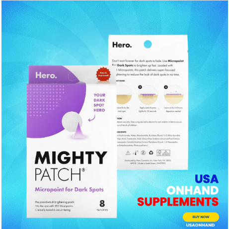 USAOnhand| Hero Cosmetics, Mighty Patch, Micropoint for Dark Spots, 8 ...