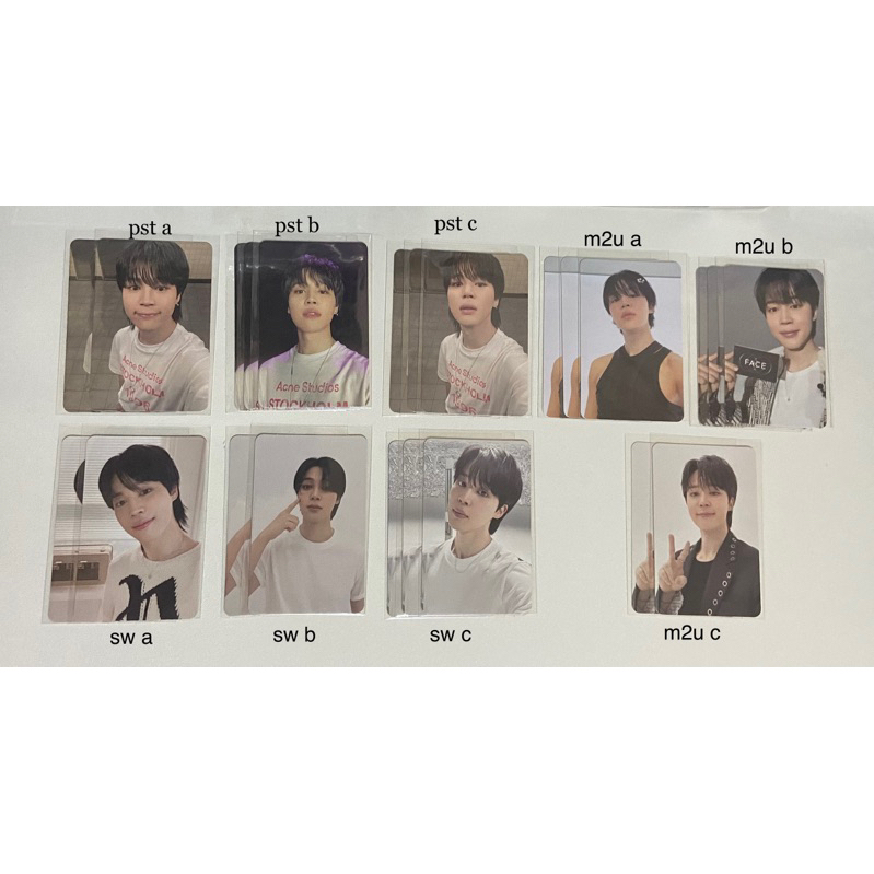 JIMIN FACE OFFICIAL LUCKY DRAW PHOTOCARD - POWERSTATION SOUNDWAVE