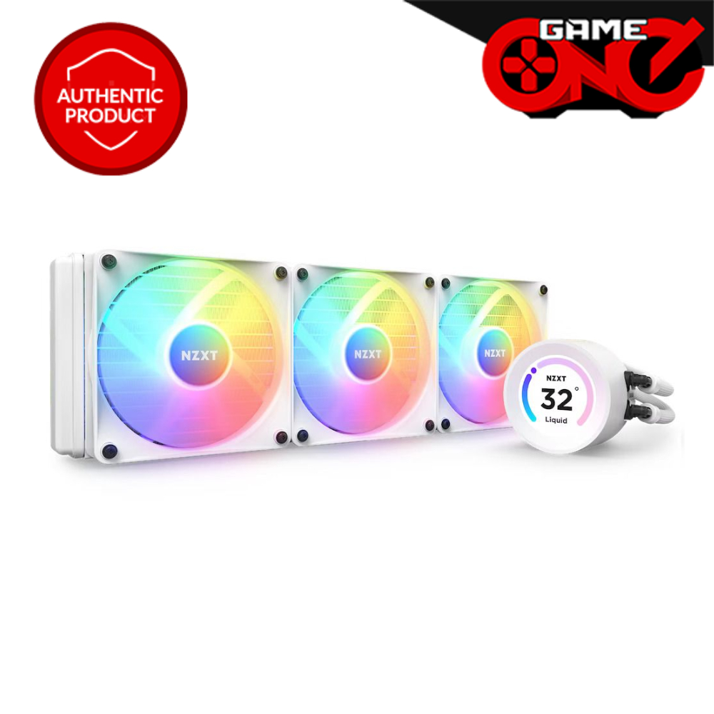 NZXT Kraken Elite 360 RGB 360mm All-in-one Liquid Cooler With LCD ...