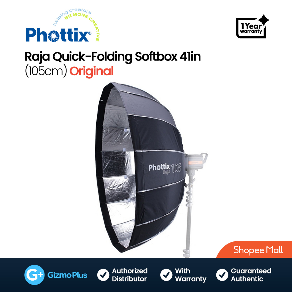 Phottix Raja Quick Folding Softbox 105cm (41") Shopee Philippines