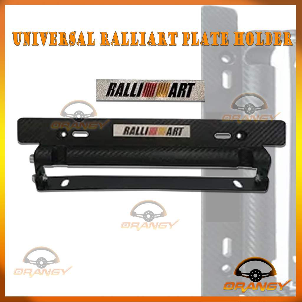 Universal Car Plate Holder Adjustable Ralliart / TRD / Nismo / Mugen ...