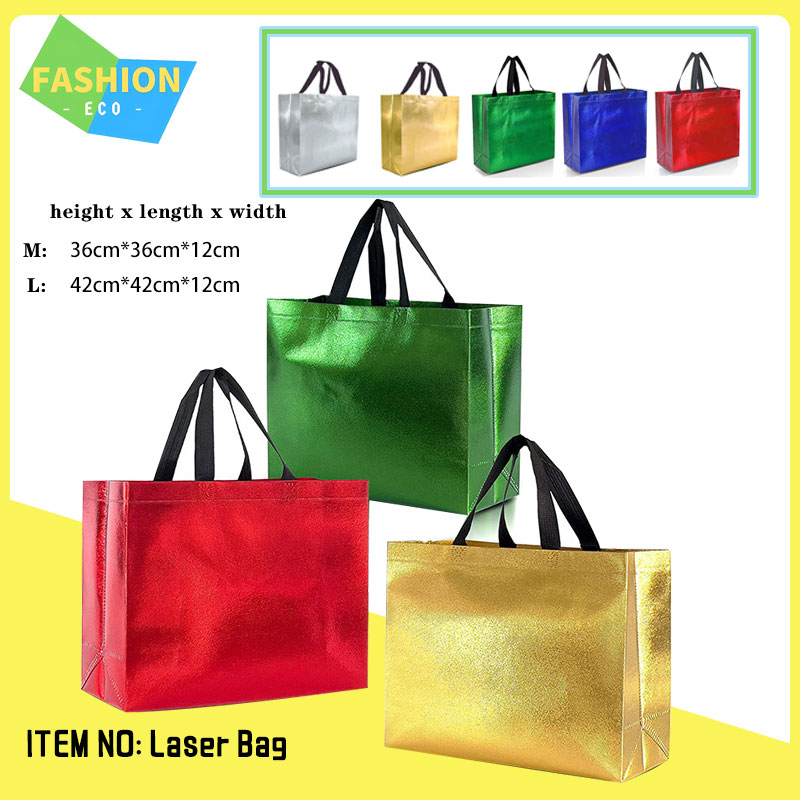 Laser Eco Bag PVC Coated Cotton Quilted Tote Bag Large Capacity ...