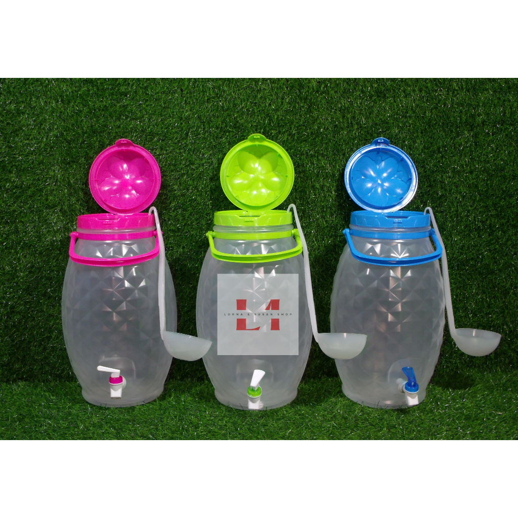 PJC Pineapple Juice Container UNIGLOBAL with LADLE WITH & WITHOUT