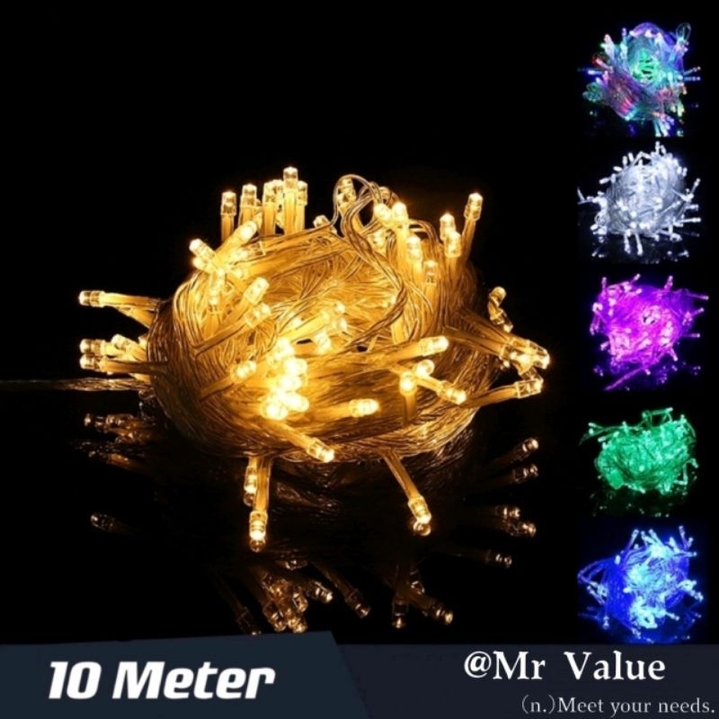 Mr Value Original 10Meter RGB Christmas Rice lights Christmas Tree
