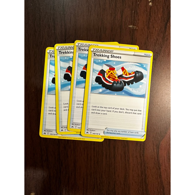 4 Pokemon Crown Zenith Trekking Shoes Trainer card Shopee Philippines