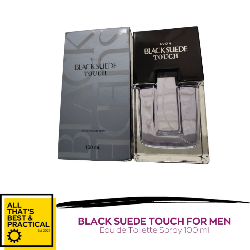 Avon Black Suede Eau de Toilette and Eau de Cologne for Men 100 mL