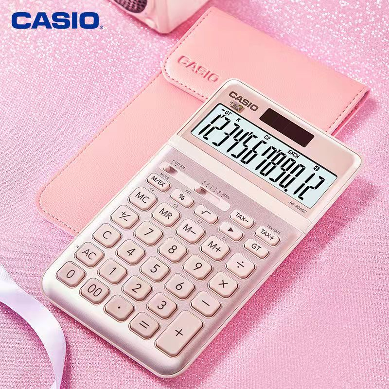 Calculator casio outlet pink