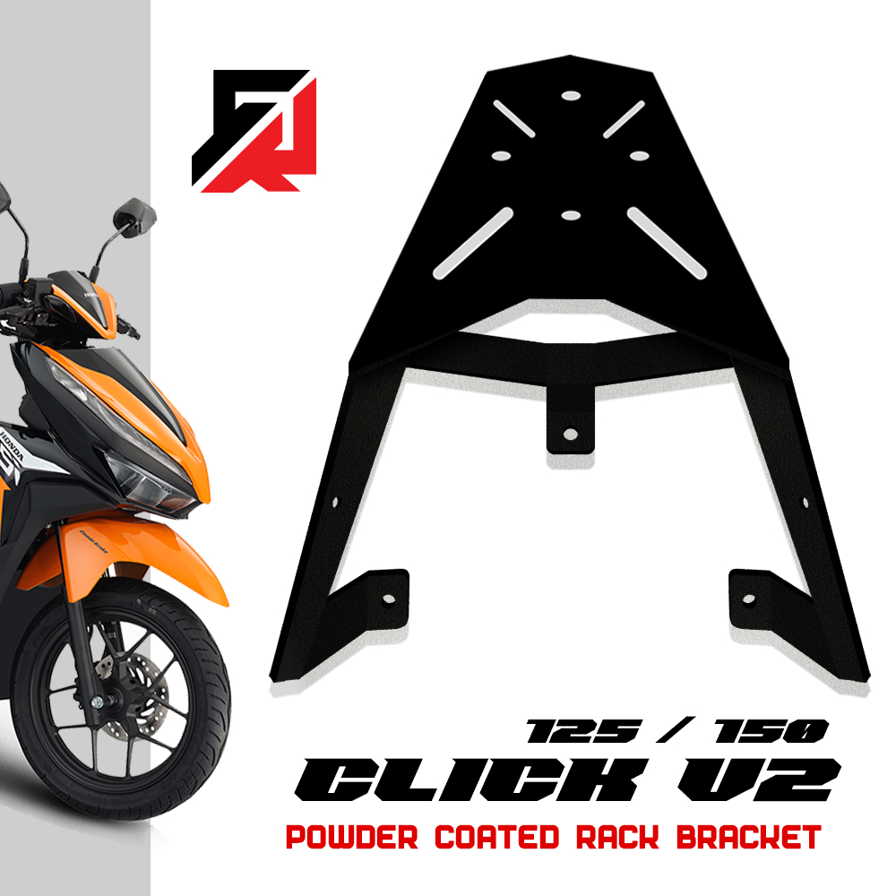 HONDA CLICK V2 125/150 Top box bracket / Power Rack / Monorack/Powder ...