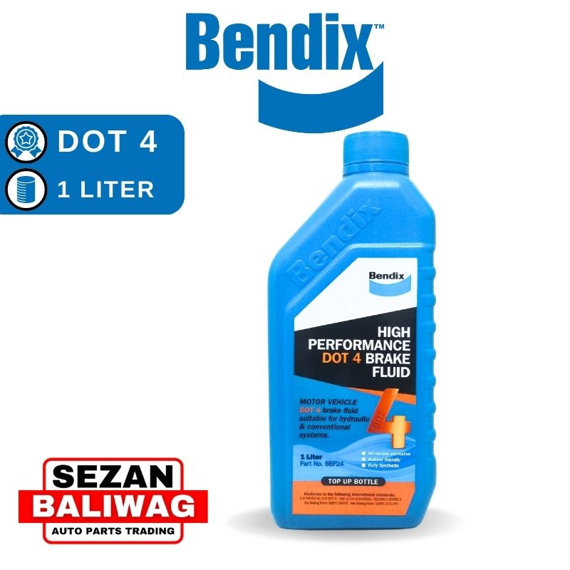 BRAKE & CLUTCH FLUID DOT 4 1 LITER HIGH PERFORMANCE BENDIX BBF24