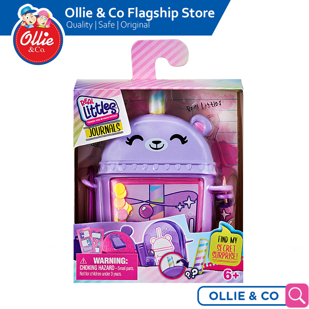 Real Littles S7 Unicorn Boba Bear Pack Lock & Key Tiny Stationary