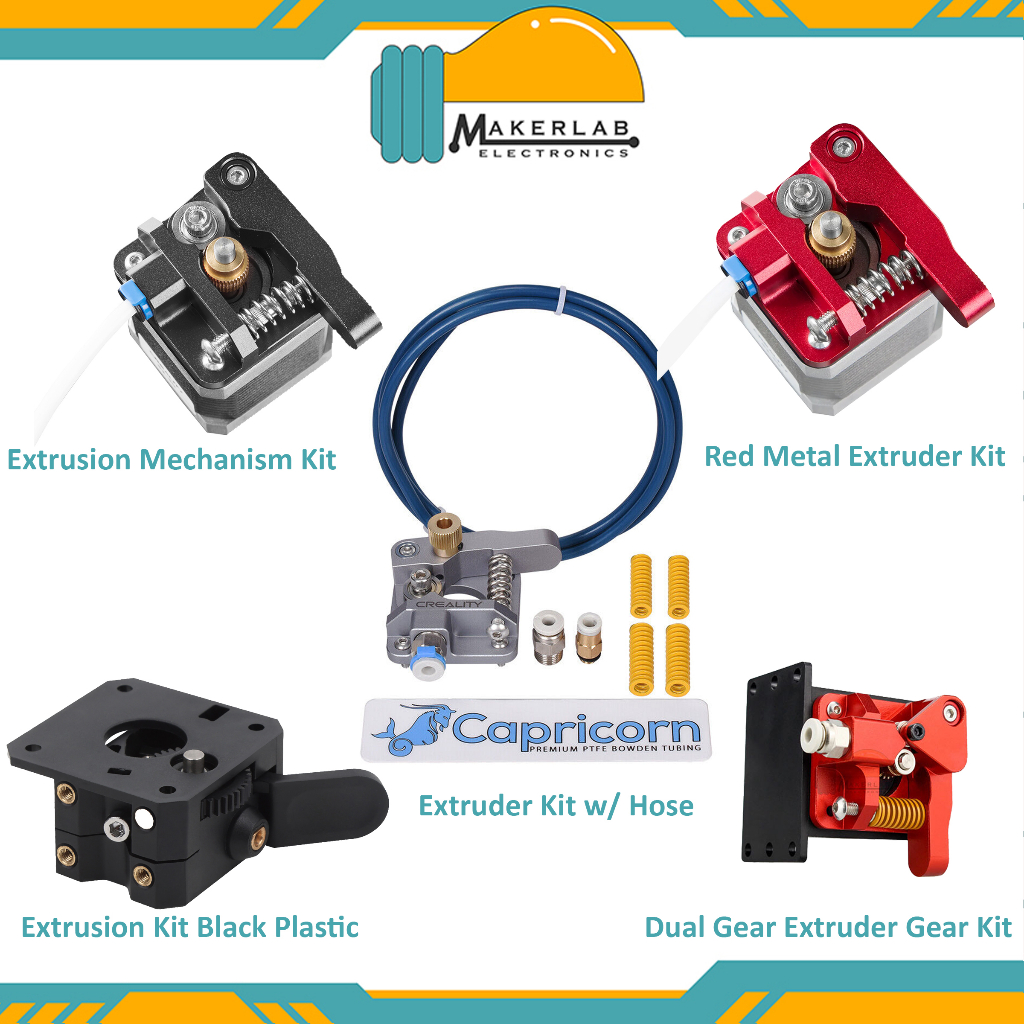 Dual Gear Aluminum Extruder Gear Kit | Upgraded Extruder Kit for Ender ...