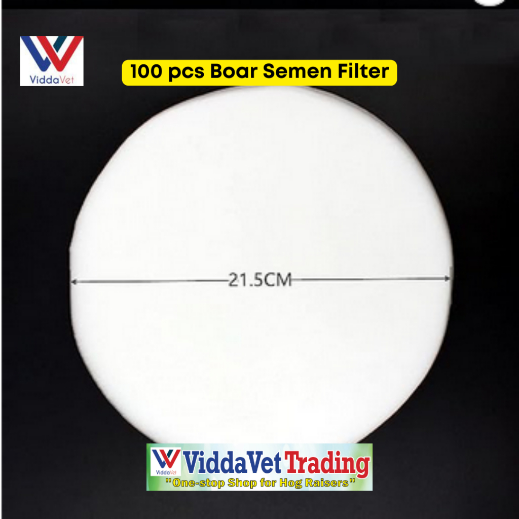 Viddavet Boar Semen Filter per pack 100 pcs 100 Sheets of Pig Cow and ...