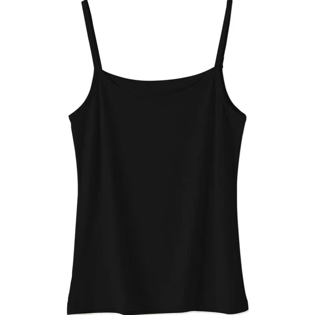 Sanah.H Women's Strap Spaghetti Sando Cotton Tanks Tops Sexy Tops Free ...