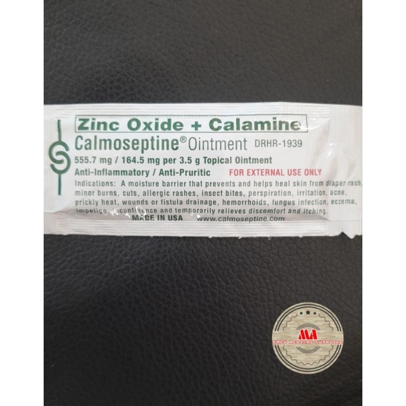 ZINC OXIDE PLUS CALAMINE topical ointment CALMOSEPTINE | Shopee Philippines