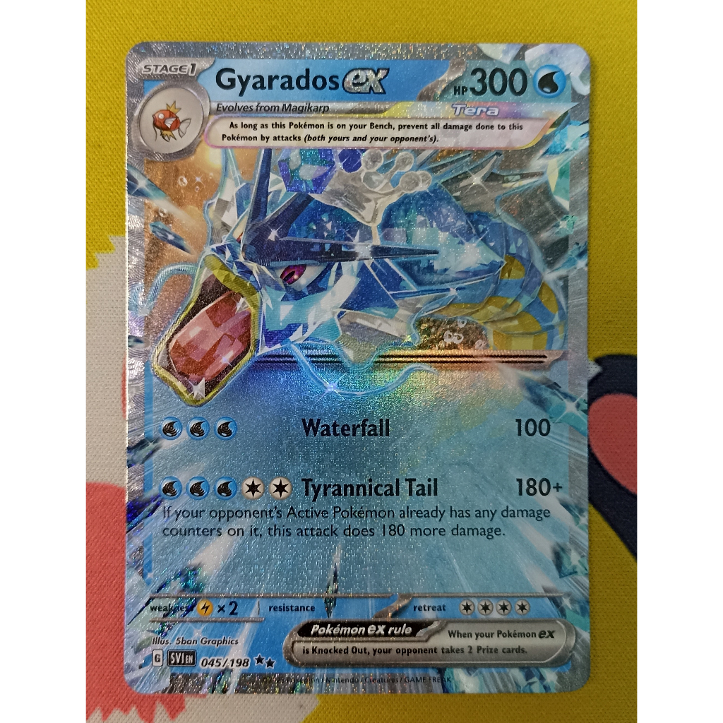 Pokemon TCG Gyarados ex Tera (Scarlet and Violet 045/198) | Shopee ...