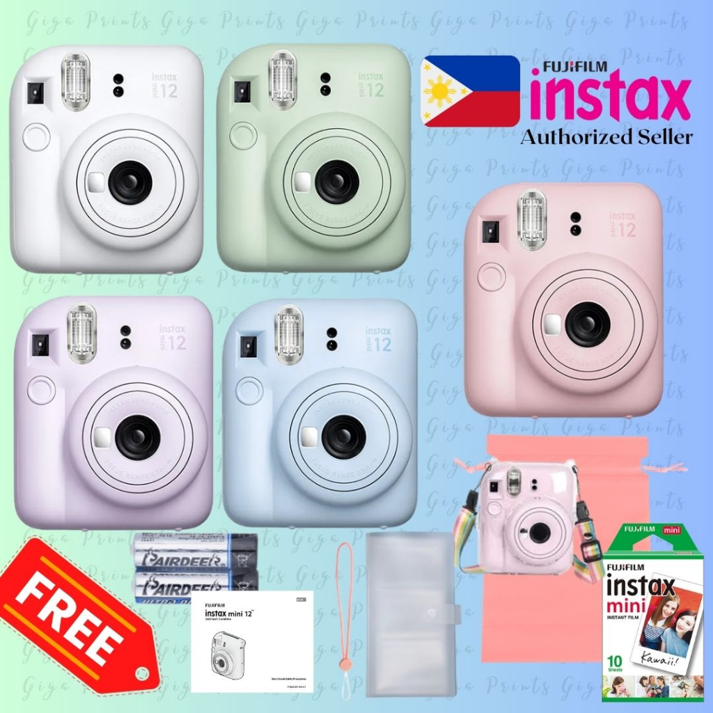Fujifilm Instax Mini 12 Instant Film Camera | Shopee Philippines