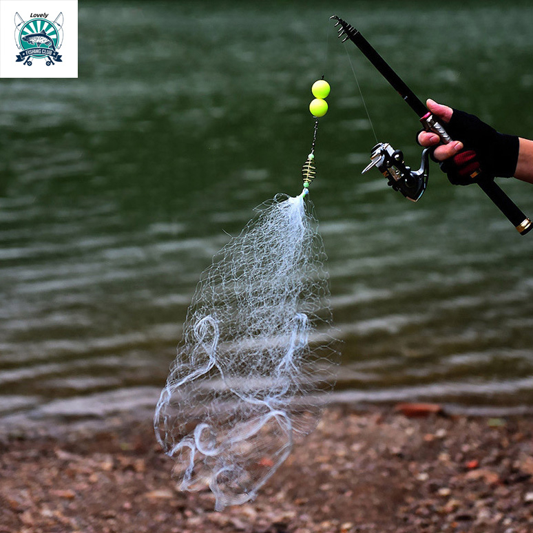 Small-Scale Fishing Net Throwing Net Sticky Net Fishing Pole Net Small ...