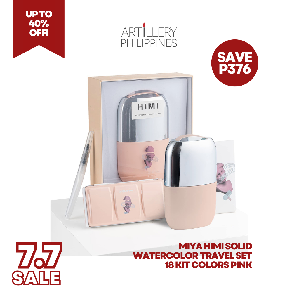 MIYA Himi Watercolor Paint Travelling Kit Set Of 18 Color Solid