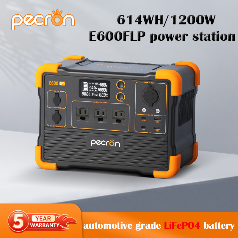 Pecron E600LFP 614Wh 1200W Power Station 220-240V 60Hz LifePO4 Solar ...