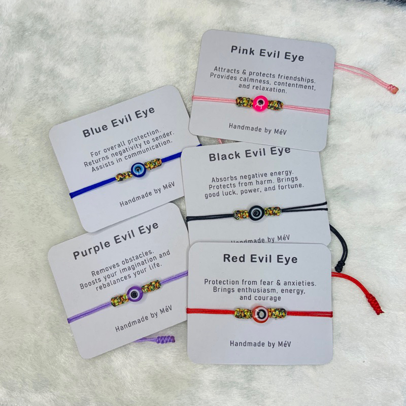 Lucky Eye String Bracelets various colors and meaning | Shopee Philippines