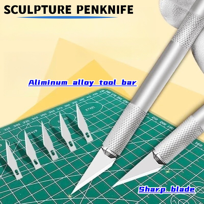 Metal Carving Knife With Blades For Arts Wood Carving Tools Handmade