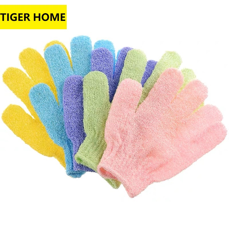 TIGER HOME COD 1pcs Shower Gloves Exfoliating Wash Bath Gloves kid ...