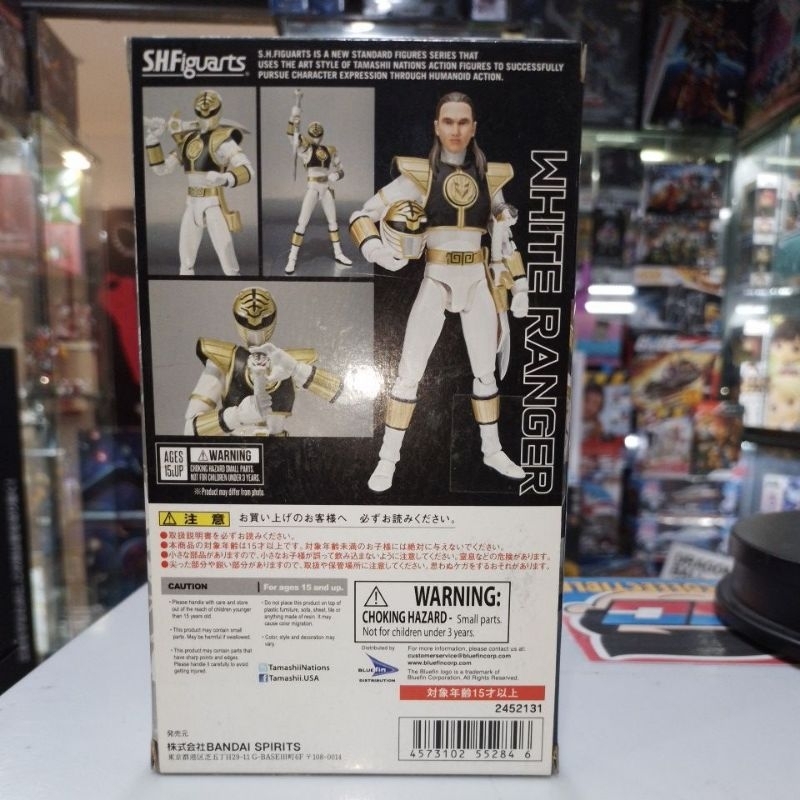 Bandai SHF Saban's Power Rangers White Ranger | Shopee Philippines