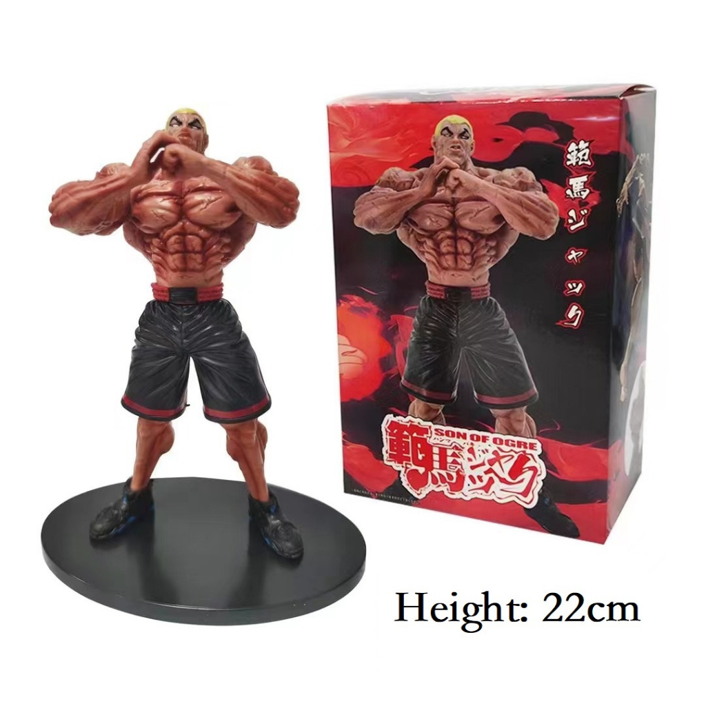 15cm Baki Hanma Son of Ogre Huashan Lavender Jack Hanma the Grappler ...