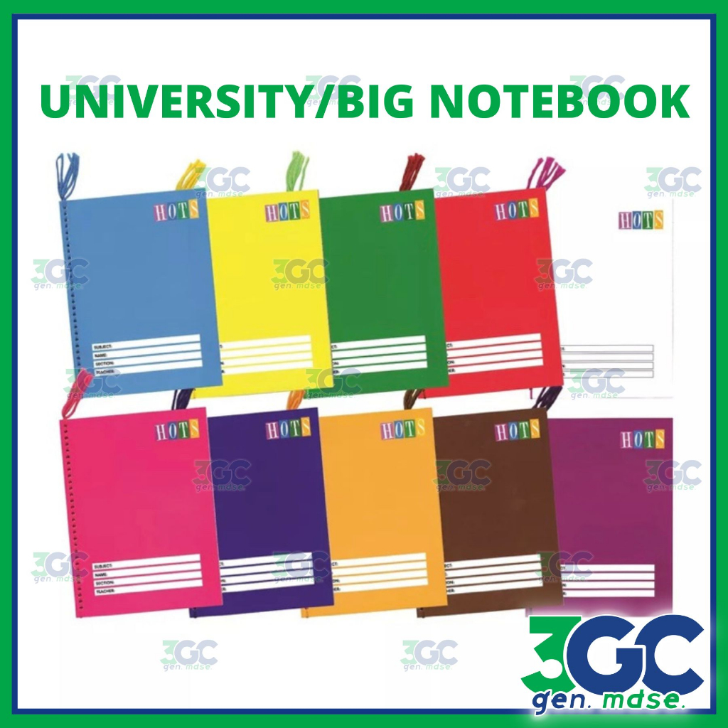 University/Big Notebook (per piece) | Shopee Philippines