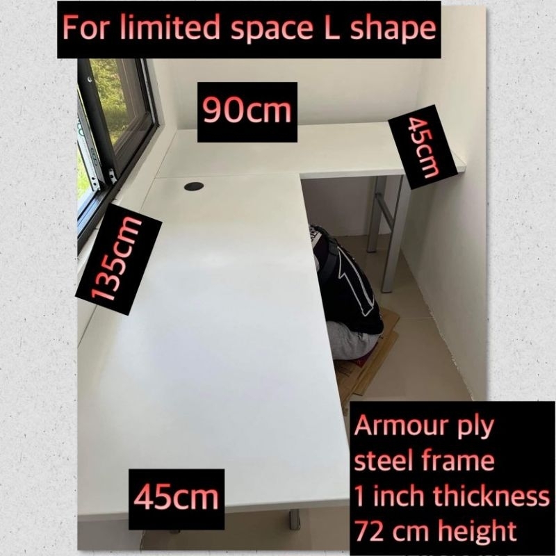 L SHAPE COMPUTER TABLE Shopee Philippines