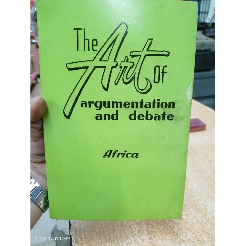 The Art Of Argumentation and Debate AFRICA ORIGINAL COPY (ONHAND ...