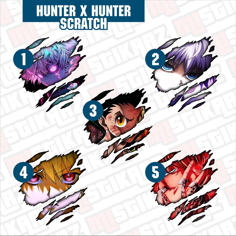Hunter X Hunter Scratch Anime - Waterproof Sticker | Shopee Philippines
